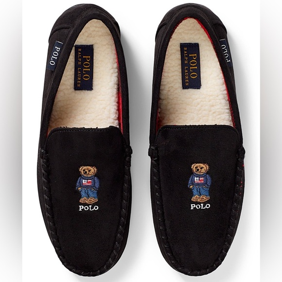 Polo Ralph Lauren Americana Bear Slippers - Picture 2 of 3